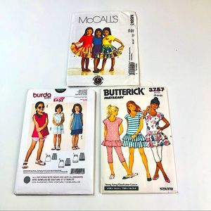 Girls new uncut sewing patterns